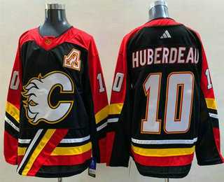 Men's Calgary Flames #10 Jonathan Huberdeau Black 2022 Reverse Retro Stitched Jersey,We sell and wholesale Men's Calgary Flames #10 Jonathan Huberdeau Black 2022 Reverse Retro Stitched Jersey on line form chian!